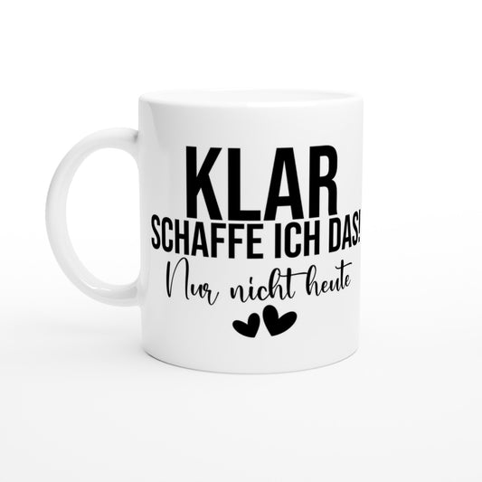 Diese lustige Kaffeetasse ist die perfekte Kombination aus Humor und Alltagstauglichkeit. Ob für Mama, Freundin oder Kollegin – sie sorgt für guten Laune beim Kaffee, Tee oder Kakao. Ideal als Überraschung zum Geburtstag, Muttertag oder einfach zwischendurch.