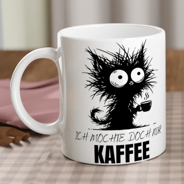 Diese lustige Kaffeetasse ist die perfekte Kombination aus Humor und Alltagstauglichkeit. Ob für Mama, Freundin oder Kollegin  Ideal als Überraschung zum Geburtstag, Muttertag oder einfach zwischendurch.