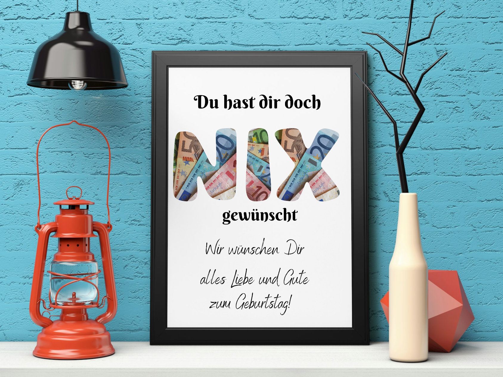 Last Minute Geschenk zum Basteln 