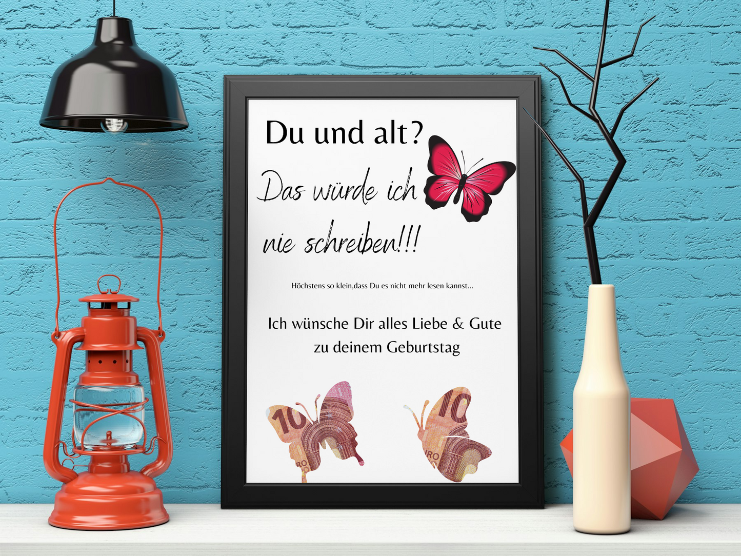 Geldgeschenk zum Geburtstag ist eine kreative und persönliche Möglichkeit, Geld zu verschenken. Mit unserer witzigen PDF-Vorlage verwandeln Sie einen Geldschein in ein stilvolles Präsent, das bei Freunden und Familie garantiert für Freude sorgt.