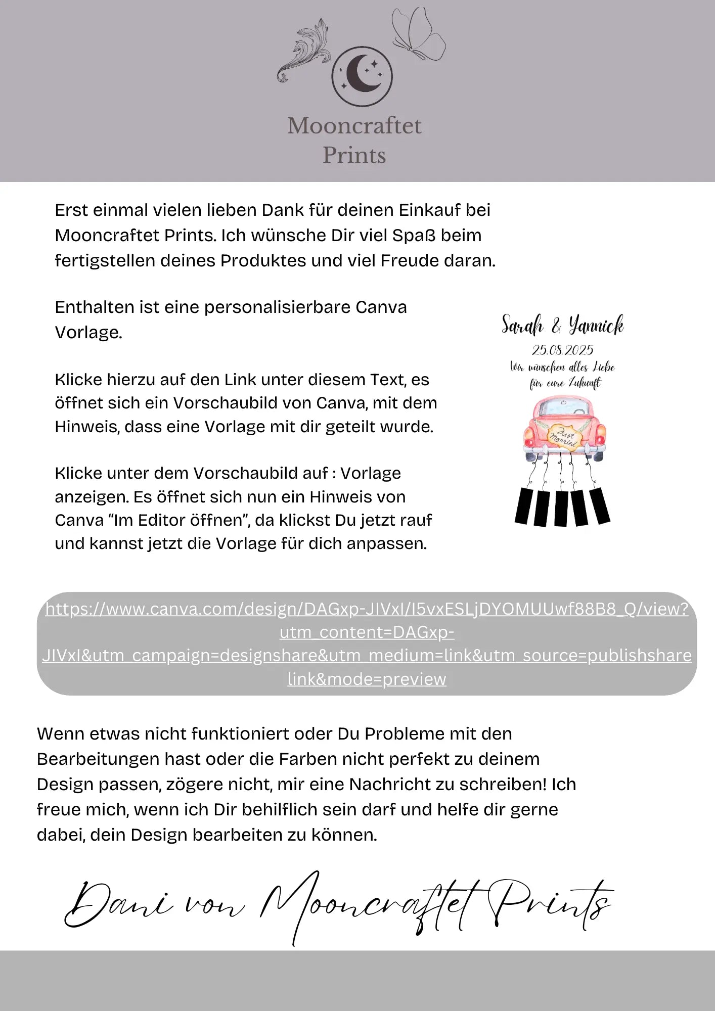 Geldgeschenk zur Hochzeit zum personalisieren – kreative Idee