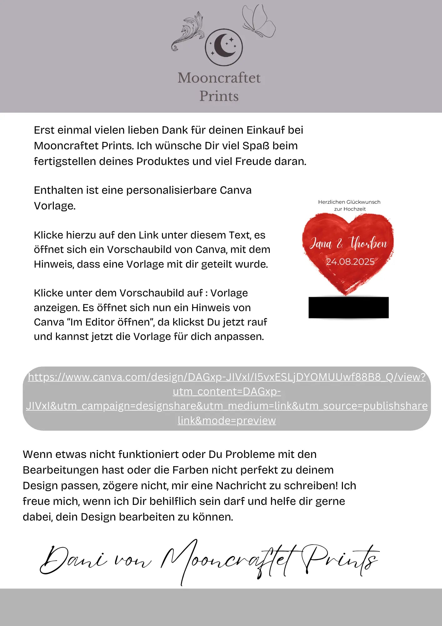Geldgeschenk zur Hochzeit zum personalisieren – kreative Vorlage
