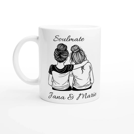 Überrasche deine Liebsten mit einer personalisierte Tasse als Geschenk. Hochwertige Keramik, 325 ml, beidseitiger Druck – praktisch, individuell und einzigartig.