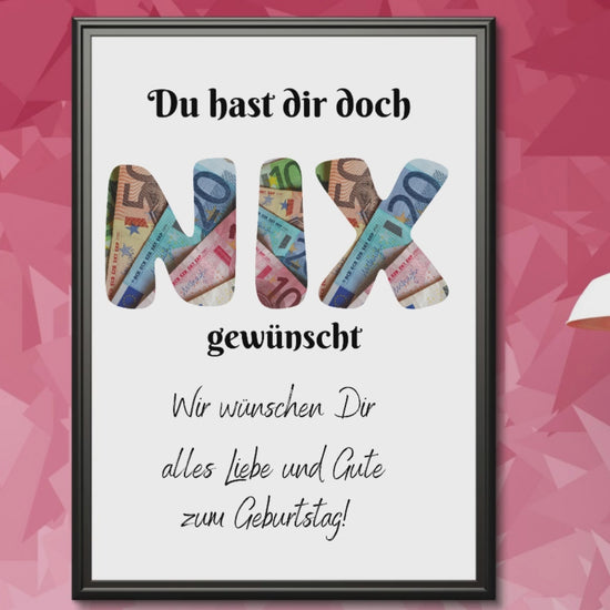 Last Minute Geschenk zum Basteln 