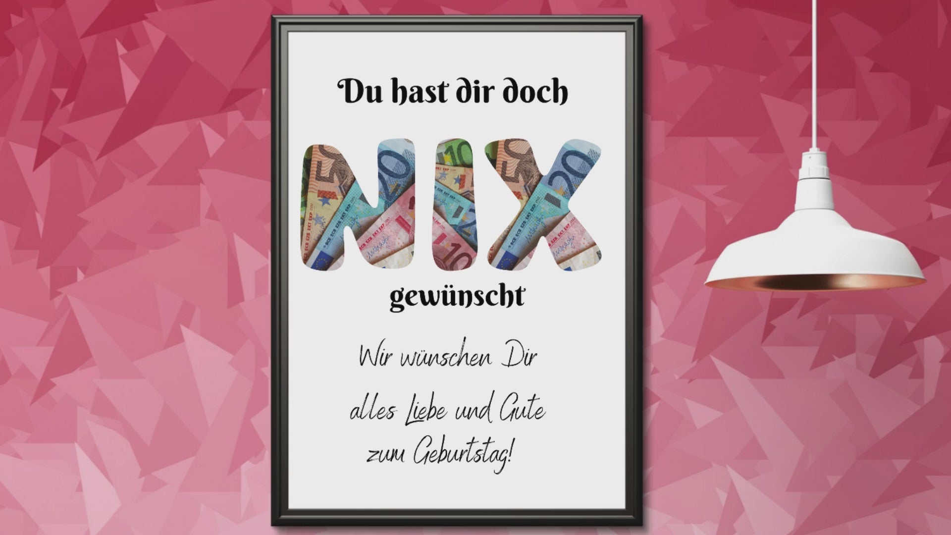 Last Minute Geschenk zum Basteln 